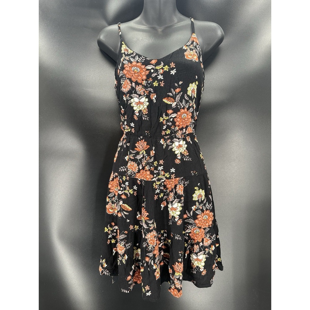 Vintage JODY California Dress Maxi Resort Pop Art Boho Flower Pattern Medium USA